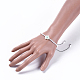 Verstellbarer Nylonfaden geflochtene Perlen Armbänder BJEW-JB04370-5