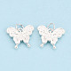 925 dije de mariposa de plata de ley.&nbsp;STER-T009-01S-1