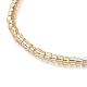 Perles de rocaille de verre étirer bracelets BJEW-JB05245-4