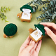 CHGCRAFT 3 Pcs Turtle Ring Box Cute Cartoon Tortoise Velvet Gift Boxes Earring Storage Case for Wedding Prom Engagement and Many More Special Moments CON-CA0001-013-3