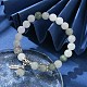 Bracelets extensibles en perles de quartz naturel BJEW-TA00400-2