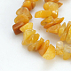 Chapelets de perles en jade topaze naturelle X-G-D283-3x5-6-1