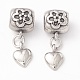 304 Stainless Steel European Dangle Charms STAS-M298-15AS-1