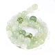 Chapelets de perles en jade naturelle nouvelle G-C038-02N-3