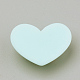 樹脂カボション  単語「love」付けのハート  バレンタインデーのジュエリー作り  ミックスカラー  16.5x21~22x6.5mm X-CRES-Q197-38-3