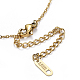 (Vente d'usine de fêtes de bijoux) 304 colliers pendentifs chaînes de câble en acier inoxydable NJEW-F267-21-5