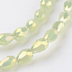Chapelets de perles en verre électroplaqué GLAA-A036-C01-3