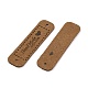 Étiquettes d'étiquettes en cuir pu DIY-H131-A10-2