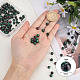 OLYCRAFT 128Pcs 6mm Natural Stone Beads Natural Ruby Zoisite Beads Strands Round Loose Gemstone Beads Energy Stone for Bracelet Necklace Jewelry Making G-OC0002-79-2