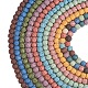 Chapelets de perles en lave synthetique G-PH0025-M-5