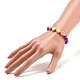 Bracelets extensibles en perles acryliques pour enfants BJEW-JB07784-3