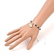 Bracelets de perles tressées en fil de nylon ajustable BJEW-JB05579-03-5