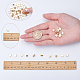 SUNNYCLUE 1 Box 80Pcs Gold Plated Spacer Beads Heart Charms Star Shaped Flat Round Ball Spacer Beads for DIY Jewelry Bracelet Making KK-SC0001-26G-3