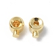 Brass Crimp Beads X-KK-P223-35G-2