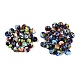 Handgemachte Millefiori Glas runde Perlen&nbsp;LA-N001-01B-13MM-3