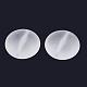 Transparent Frosted Acrylic Beads FACR-N002-04-1