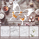 Creatcabin 1pc Acrylspiegel 3d Schmetterling Wanddekorationen AJEW-CN0001-34-4