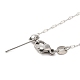 304 Edelstahl-Halskette für Damen NJEW-G104-02P-3