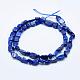 Chapelets de perles en lapis-lazuli naturel G-K203-18-2