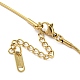 304 colliers pendentifs en acier inoxydable pour femmes NJEW-H020-01G-3