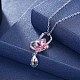 Модное ожерелье стерлингового серебра 925 стерлингового серебра NJEW-BB30754-A-4