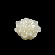 Flower ABS Plastic Imitation Pearl Bead Rhinestone Settings OACR-R016-58-1