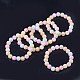 Bracelets extensibles en perles naturelles et synthétiques G-S285-24-2