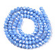 Chapelets de perles en verre électroplaqué EGLA-A034-P4mm-B28-2