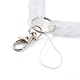 Acrylic Curb Chain Mobile Straps Sets HJEW-JM00451-12