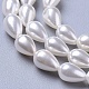Perles de perles de coquillages polies BSHE-L042-A04-2