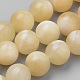 Chapelets de perles en jade jaune naturel X-G-S259-49-10mm-1
