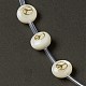 Eau douce naturelle de coquillage perles brins BSHE-B005-13E-3