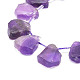 Natürlichen Amethyst Perlen Stränge G-E569-R07-3