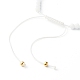 Ensemble de bracelets de perles tressées en fil de nylon réglable BJEW-JB06440-13