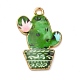 Pendentifs d'émail en alliage&nbsp;ENAM-Q507-09F-1