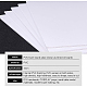 Benecreat 5 Blatt 3mm weiße Schaumstoffplatten 11.8x7.8 Rechteckschaum PVC-Blatt Poster Board Mount Board für die Montage DIY-BC0011-17-3