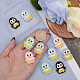 GOMAKERER 10Pcs 5 Colors Penguin Food Grade Eco-Friendly Silicone Beads SIL-GO0001-13-3