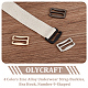 Olycraft 16 pièces 4 couleurs boucles de sangle de sous-vêtements en alliage de zinc FIND-OC0003-08B-4