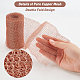 OLYCRAFT 33Feet Copper Mesh Copper Fill Fabric Copper Blocker Knitted Demist Strainer Metal Stopper Mesh for Homes Gardens and Decor - 4 Inch Wide FIND-WH0001-52-3