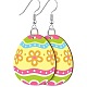 Pendientes colgantes de acrílico con estampado de Pascua&nbsp;FS-WG616F7-01-1