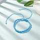 Nylon Thread Braided Cord Bracelet BJEW-JB07412-02-3