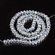 Chapelets de perles en verre électroplaqué EGLA-A034-T6mm-L19-2