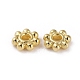 Alliage daisy séparateurs perles de style tibétain X-LF0991Y-G-RS-2