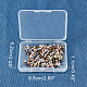 Perles séparateurs en laiton KK-FH0001-41-8