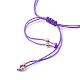 Verstellbare Nylonschnur geflochtenen Perlen Armbänder BJEW-JB05489-04-3