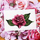 Globleland couches roses empilées en métal Matrice de découpe de découpe fleurs et feuilles gaufrage pochoirs modèle pour décoratif gaufrage papier carte bricolage scrapbooking album artisanat décor DIY-WH0309-1079-4