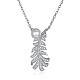 925 Sterling Silver Pendant Necklaces NJEW-BB32400-1