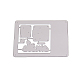 Cámara con marco de fotos Plantillas de troqueles de corte de acero al carbono DIY-F036-51-7