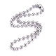 304 Stainless Steel Ball Chain Necklace NJEW-G340-05P-03-2