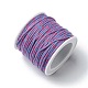 綿編み糸  スプールで  ラウンド  ミディアム蘭  1.2mm  約21.87ヤード（20m）/ロール OCOR-B003-01A-10-2